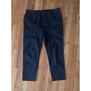 All Saints Men's 33 Black Slim Casual Trousers Chino Pants Button Fly